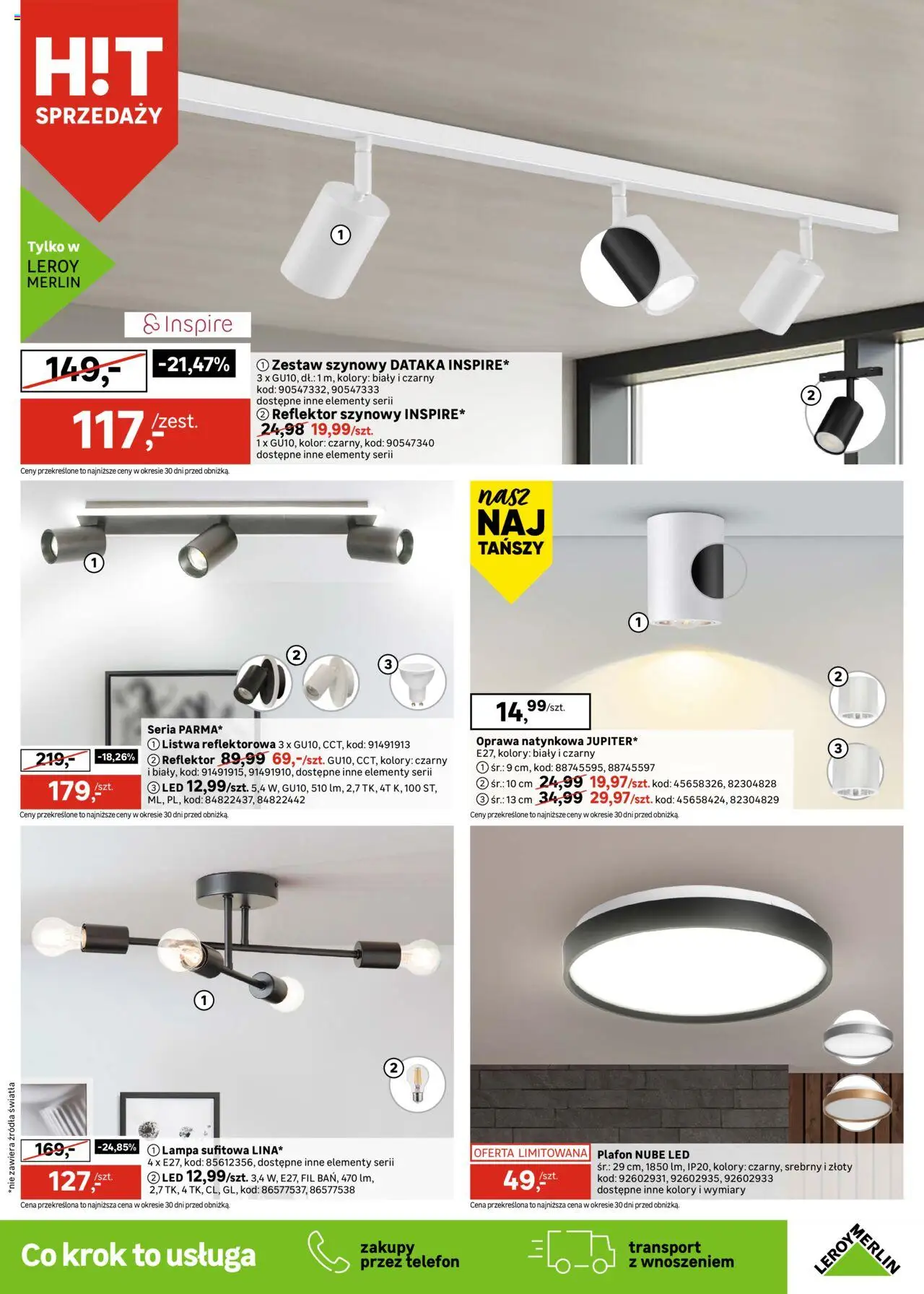 Leroy Merlin Gazetka od 24.09.2025 | Strona: 13 | Produkty: Telefon, Lampa