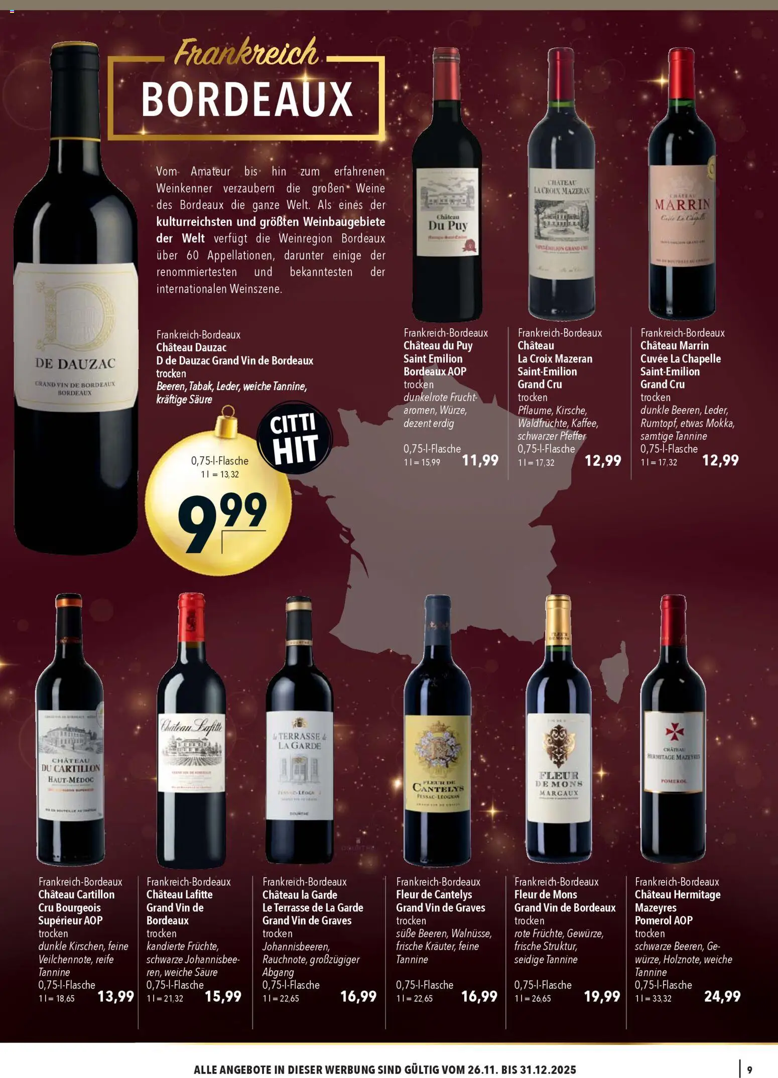 CITTI Markt - Weine zum Fest – gültig ab 26.11.2025 | Seite: 9 | Produkte: Pfeffer
