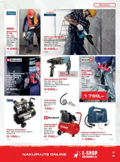 Náhled letáku Uni Hobby leták od 05.03.2026 | Strana: 23 | Produkty: Kufr, Makita, Kompresor, Metla