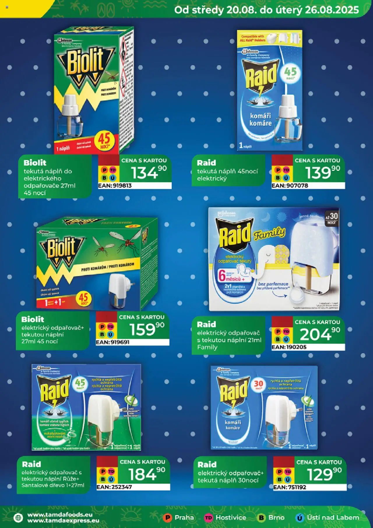 Tamda Foods leták od 20.08.2025 | Strana: 33 | Produkty: Vál, Raid