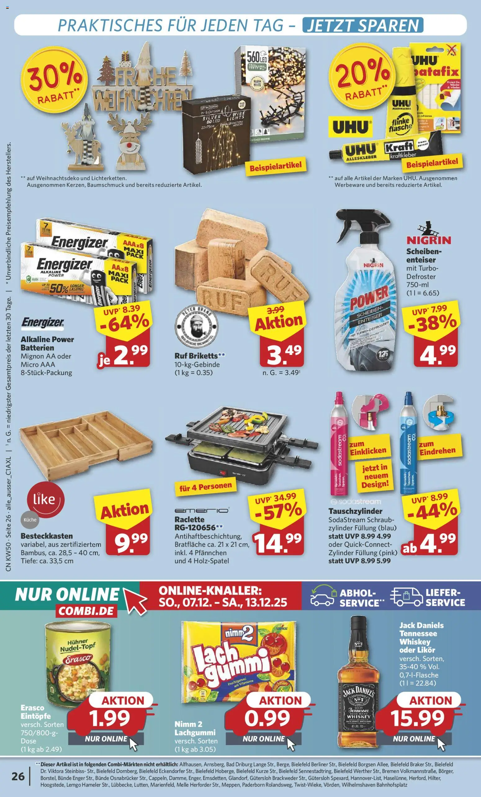 Combi Prospekt 	 – gültig ab 08.12.2025 | Seite: 28 | Produkte: Likör, Bad, Küche, Sodastream