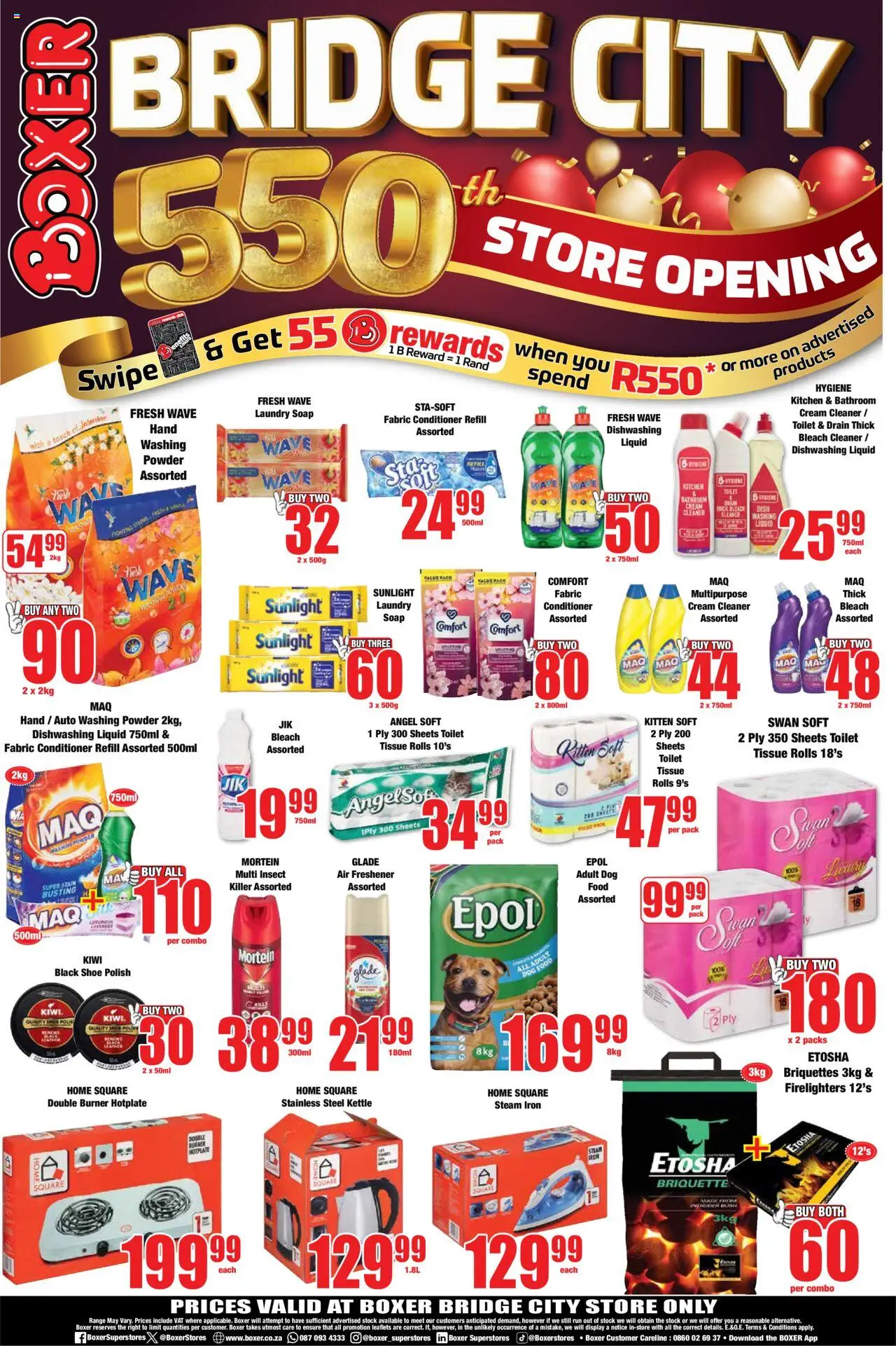 New Boxer catalogue – valid from 18.09.2025 | Page: 12 | Products: Toilet, Air freshener, Powder, Dishwashing liquid