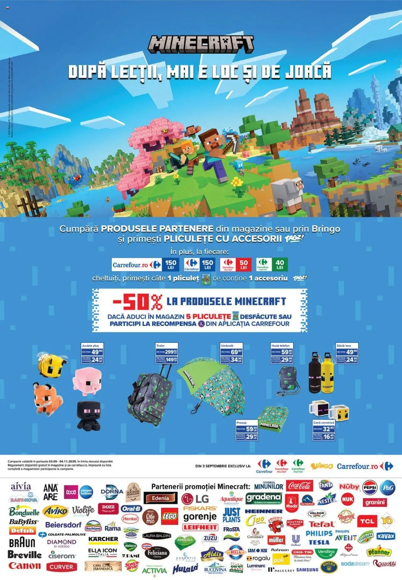 Noul catalog Carrefour – valabil de la 01.10.2025 | Pagină: 2 | Produse: Enginar, Telefon, Light Kedi Konservesi, Amerikan servis