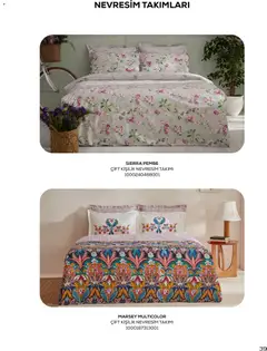 01.03.2026 tarihinden itibaren geçerli olan Karaca Home kataloğu önizlemesi | Sayfa: 39 | Ürünler: Nevresim, Nevresim takımları