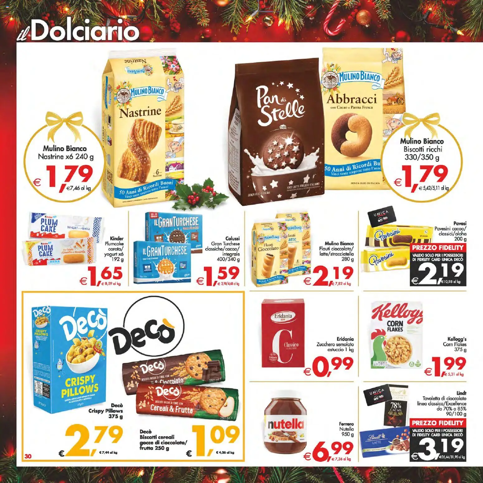 Volantino Decò del 16.12.2025 | Pagina: 33 | Prodotti: Yogurt, Latte, Nutella, Astuccio