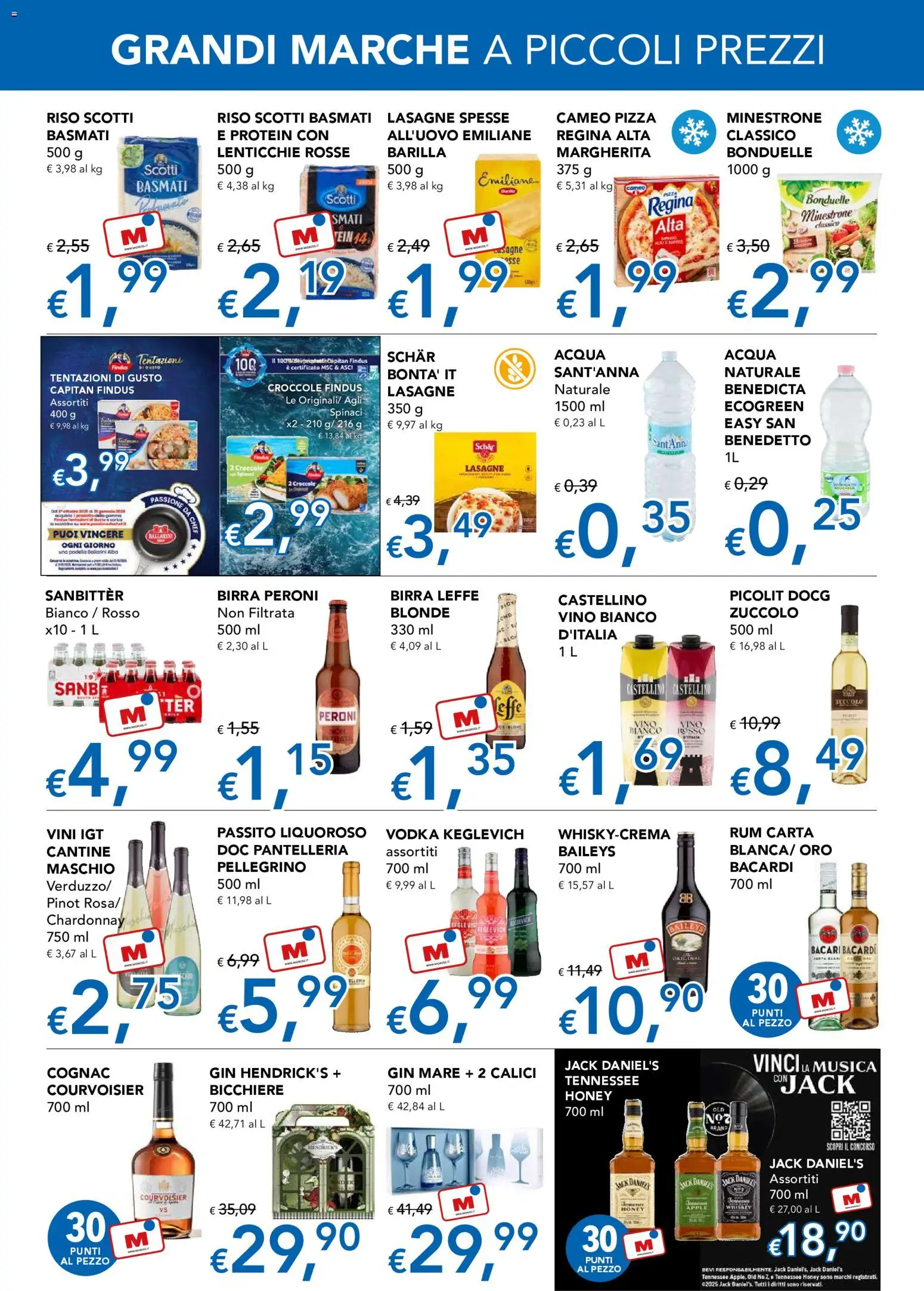 Volantino Migross del 18.12.2025 | Pagina: 3 | Prodotti: Pizza, Birra, Gin, Spinaci