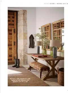 Pré-visualização El Corte Ingles Decora válido de 23.10.2025 | Página: 7 | Produtos: Candeeiro, Mesa, Espelho, Tapete