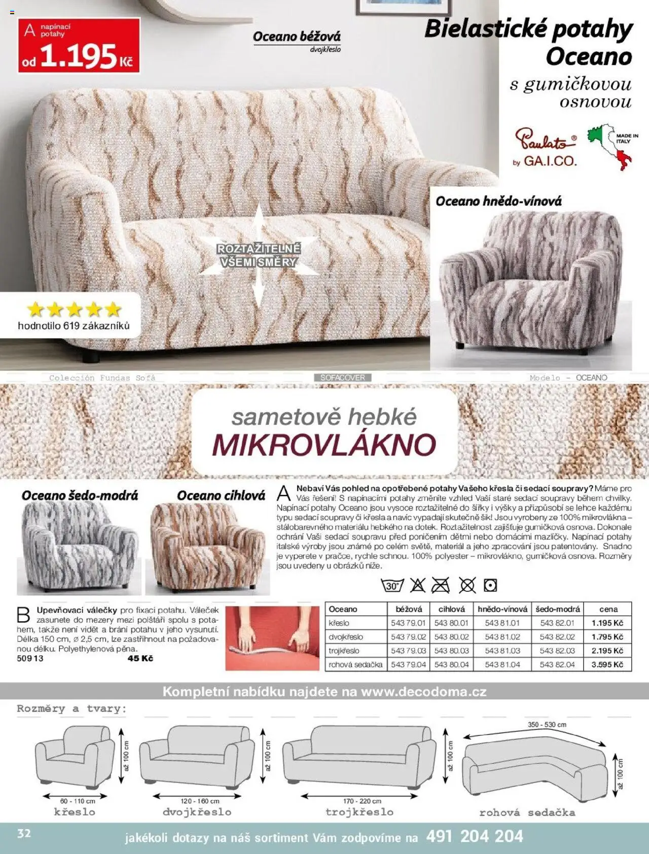 Decodoma katalog Vánoce 2025 od 09.10.2025 | Strana: 32 | Produkty: Křesla, Sedačka, Křeslo, Váleček