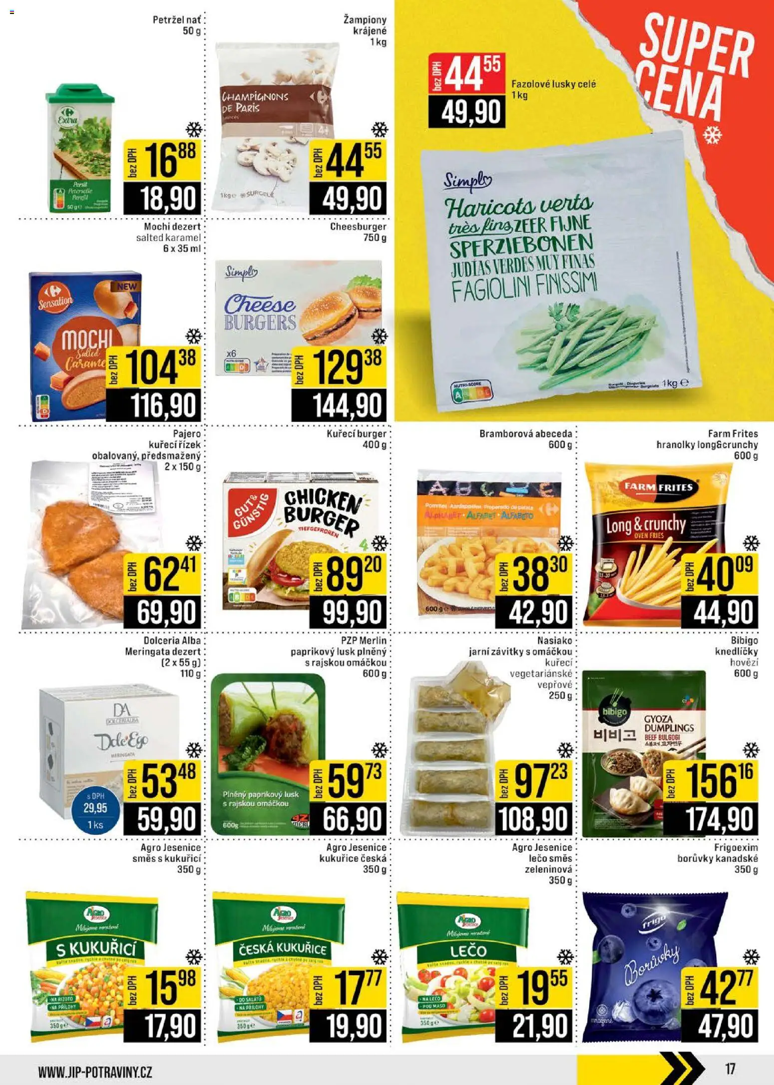 Jip leták - Cash & Carry od 12.11.2025 | Strana: 17 | Produkty: Burger, Žampiony, Gyoza, Lečo