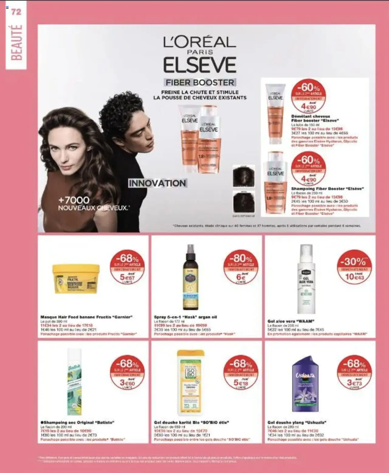  | Page: 72 | Produits: Shampoing, Masque, Douche, Banane