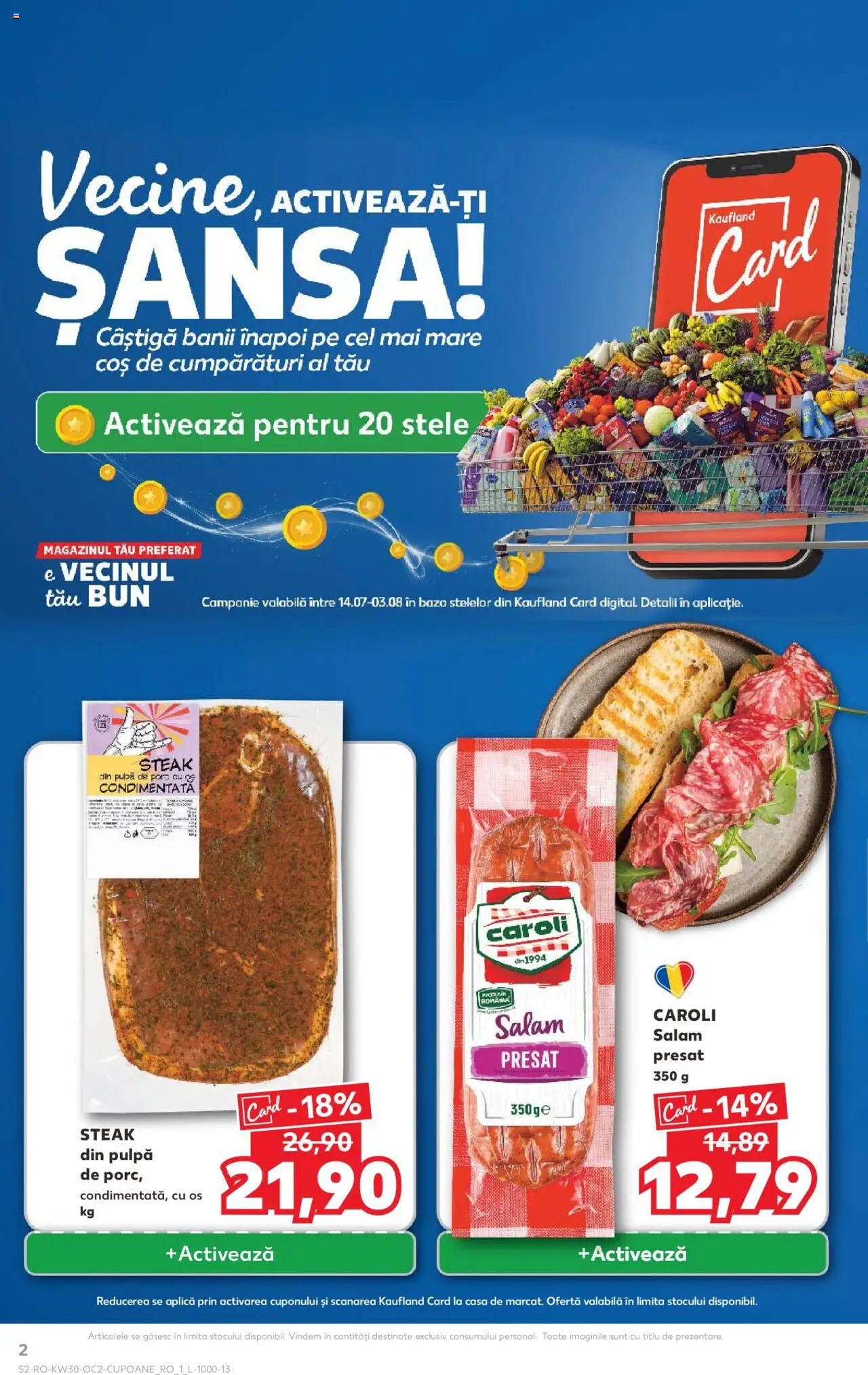 Kaufland RO akciós ujság - amely érvényes a következő dátumtól: 23.07.2025 | Oldal: 2