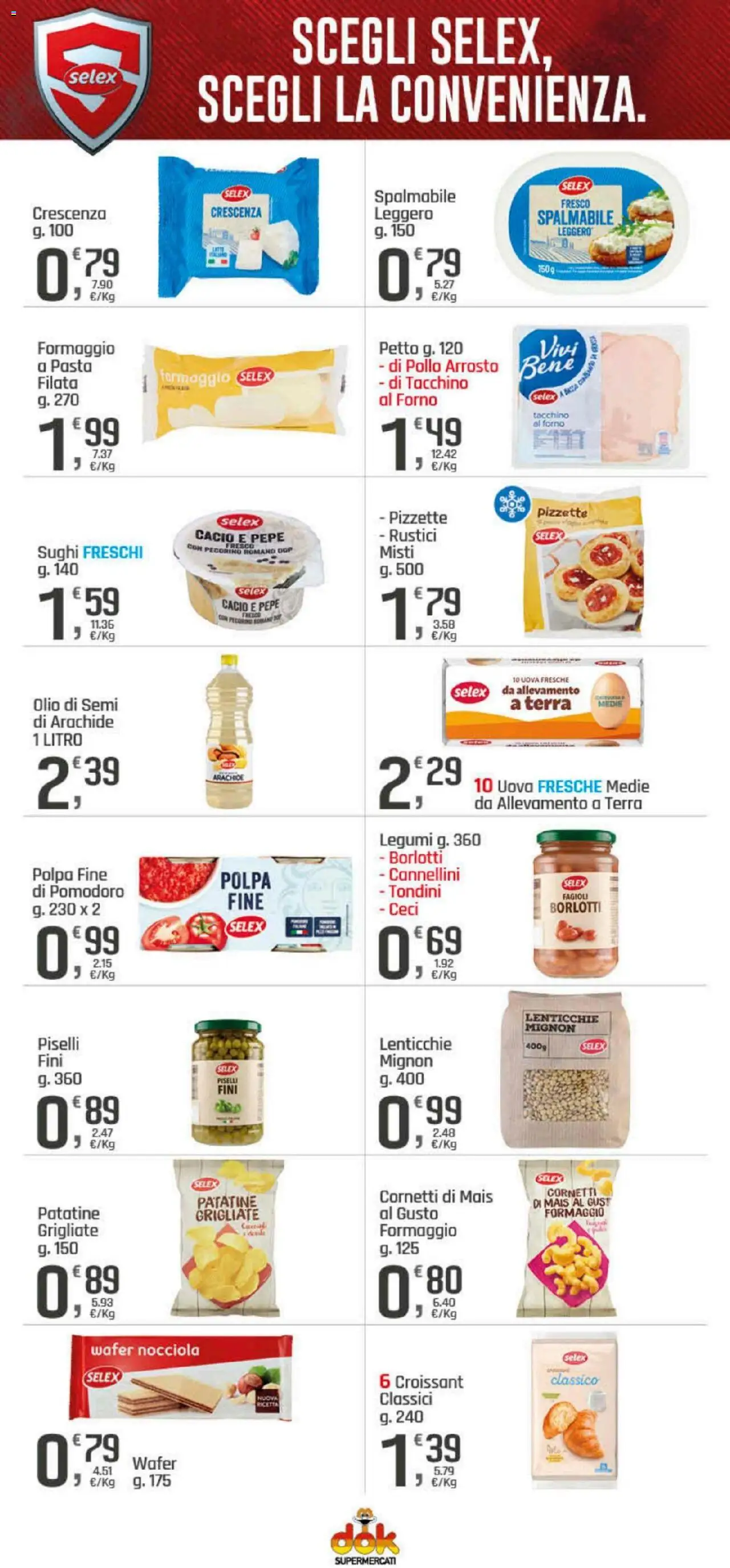 Volantino DOK del 23.10.2025 | Pagina: 11 | Prodotti: Patatine, Pepe, Pomodoro, Olio
