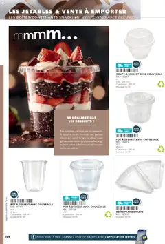 METRO - Prévisualisation de BOÎTE PART DE TARTE, le paquet de 90 valide à partir de 24.04.2025 | Page: 164