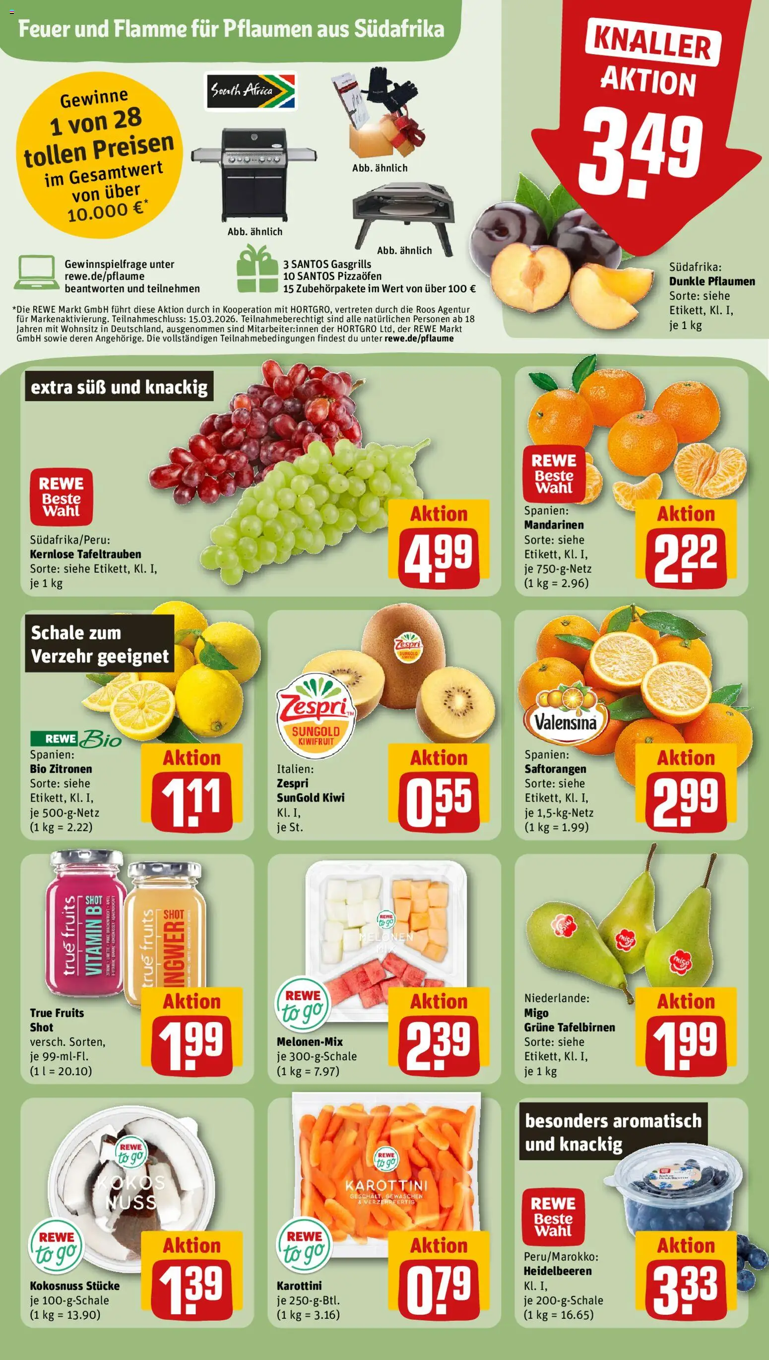 Rewe ihr Kaufpark Prospekt 	 – gültig ab 02.03.2026 | Seite: 4 | Produkte: Äpfel, Mandarinen, Heidelbeeren, Zitronen