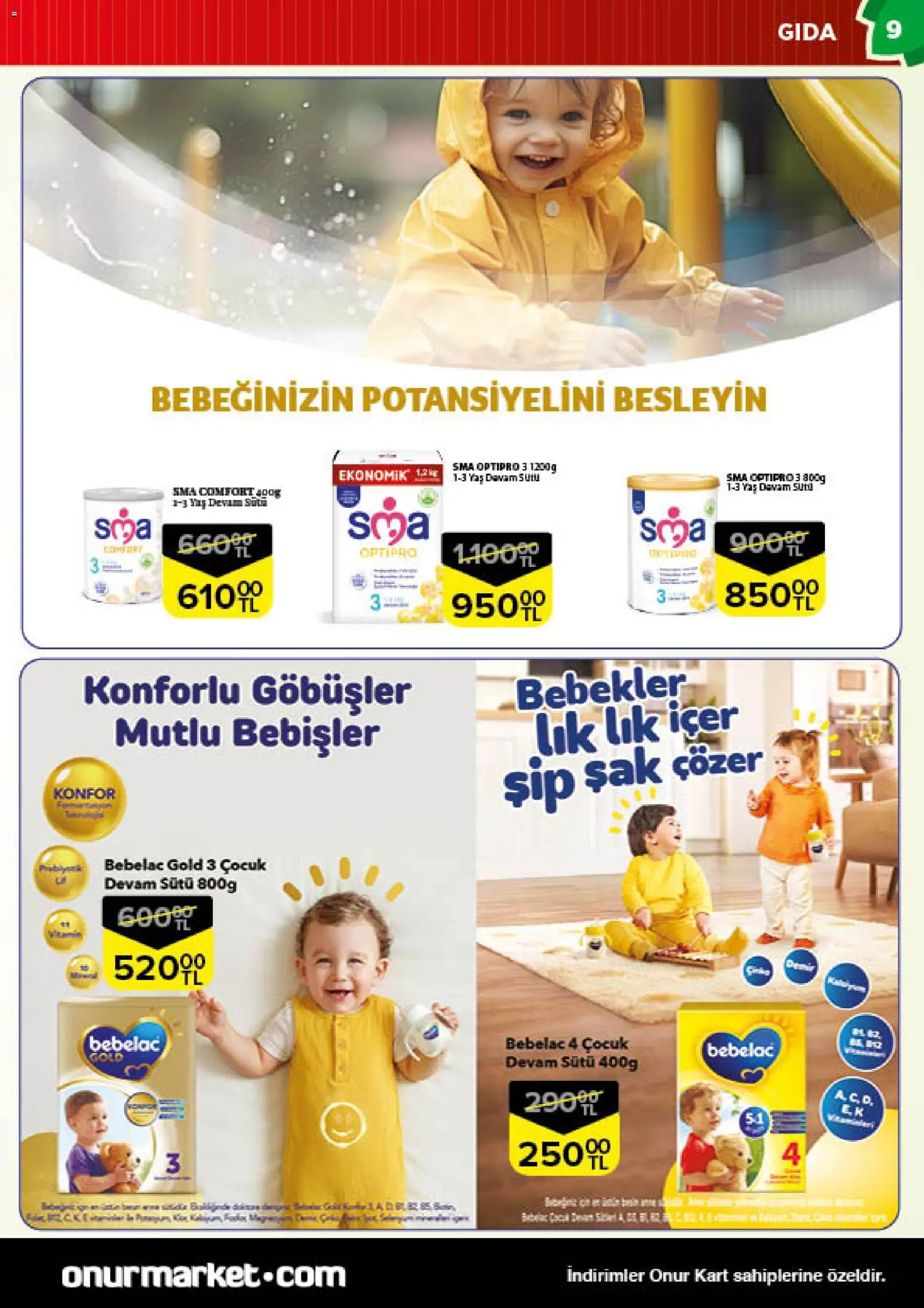 Onur Market Katalog - 16.12.2025 tarihinden itibaren geçerlidir | Sayfa: 9
