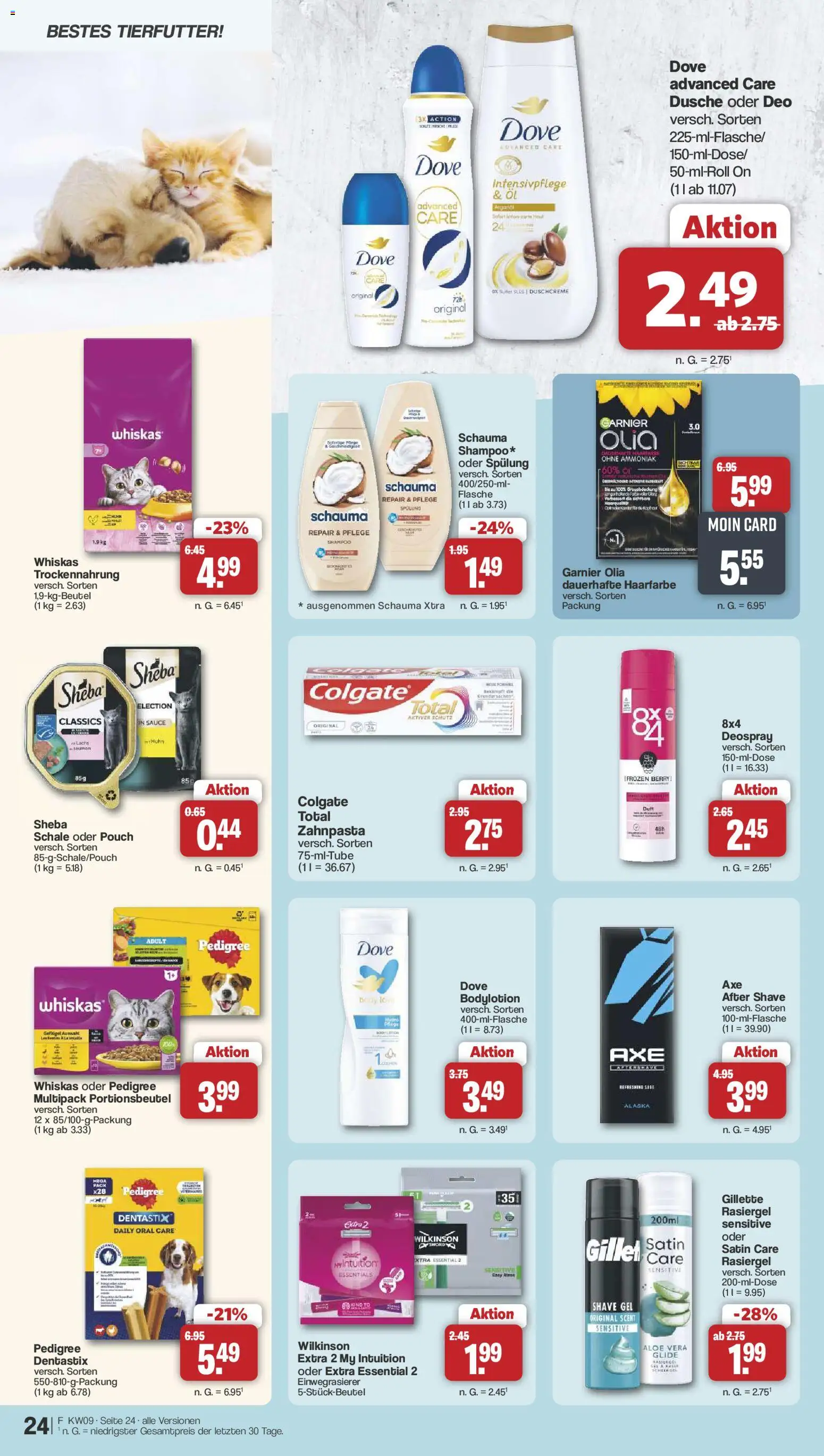 Famila Nordwest Prospekt 	 – gültig ab 23.02.2026 | Seite: 25 | Produkte: Öl, Haarfarbe, Deospray, Whiskas