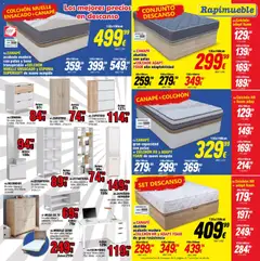 Vista previa Rapimueble folleto válido desde el 01.11.2025 | Página: 6 | Productos: Colchon, Cama, Armario
