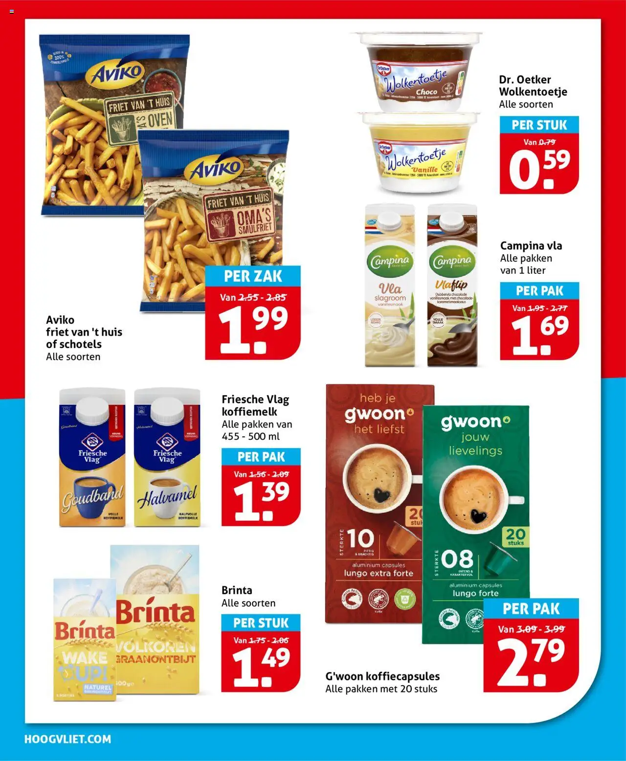 {H1} | Pagina: 20 | Producten: Chocolade, Friet, Slagroom, Zak