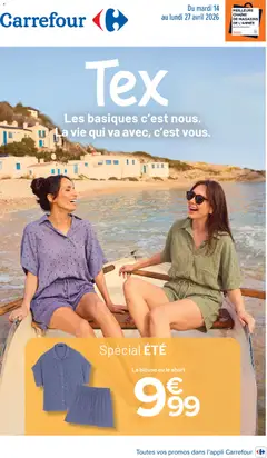 Carrefour - Prévisualisation de Carrefour Tex spécial été valide à partir de 14.04.2026