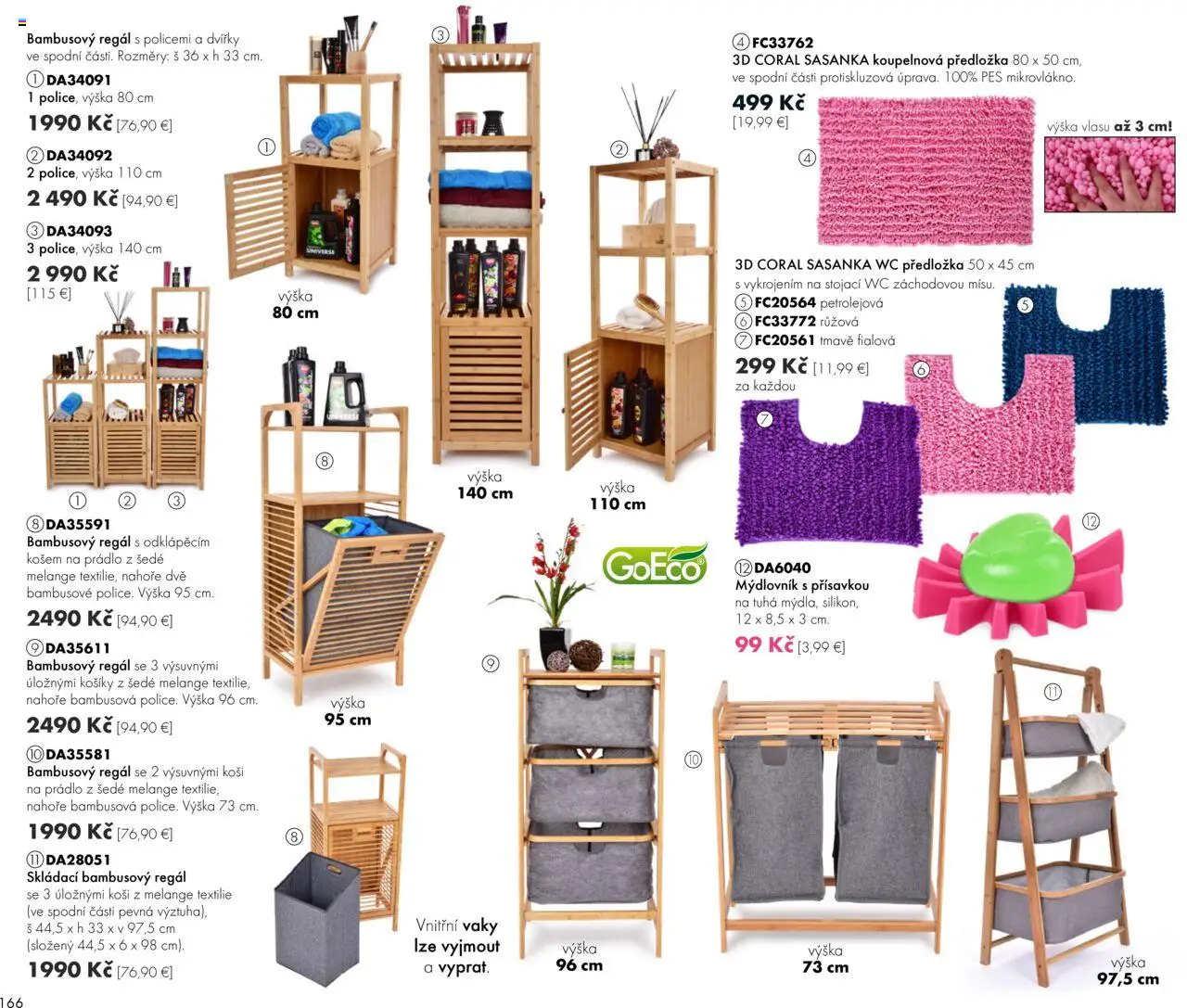 Dedra Katalog 8 2025 │ platný od 25.07.2025 | Strana: 66 | Produkty: Regál, Wc