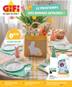GiFi - Prévisualisation de GiFi catalogue le printemps des bonnes affaires valide à partir de 24.03.2026