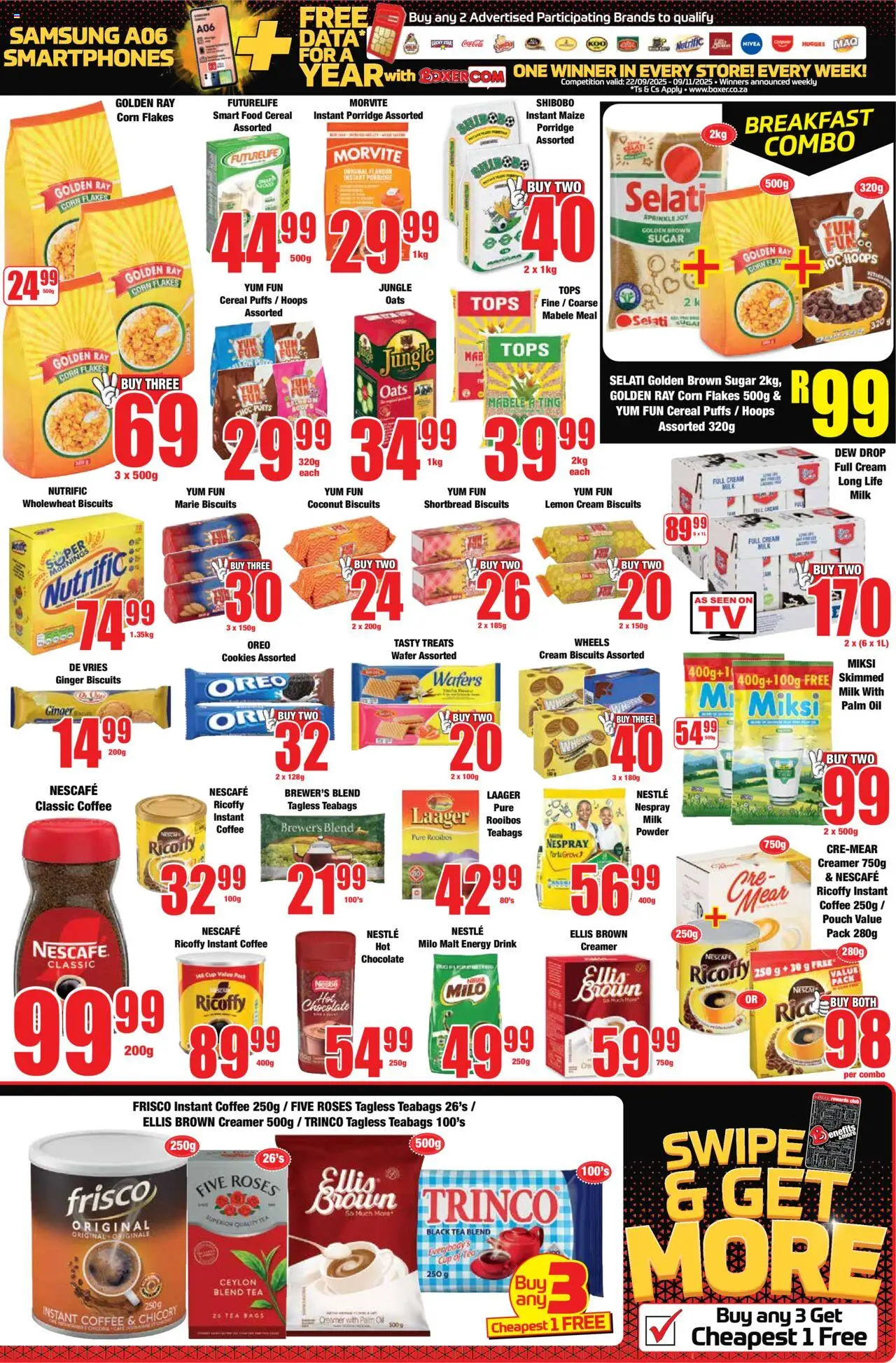 New Boxer catalogue – valid from 22.09.2025 | Page: 5 | Products: BB cream, Corn, Cookies, Lemon