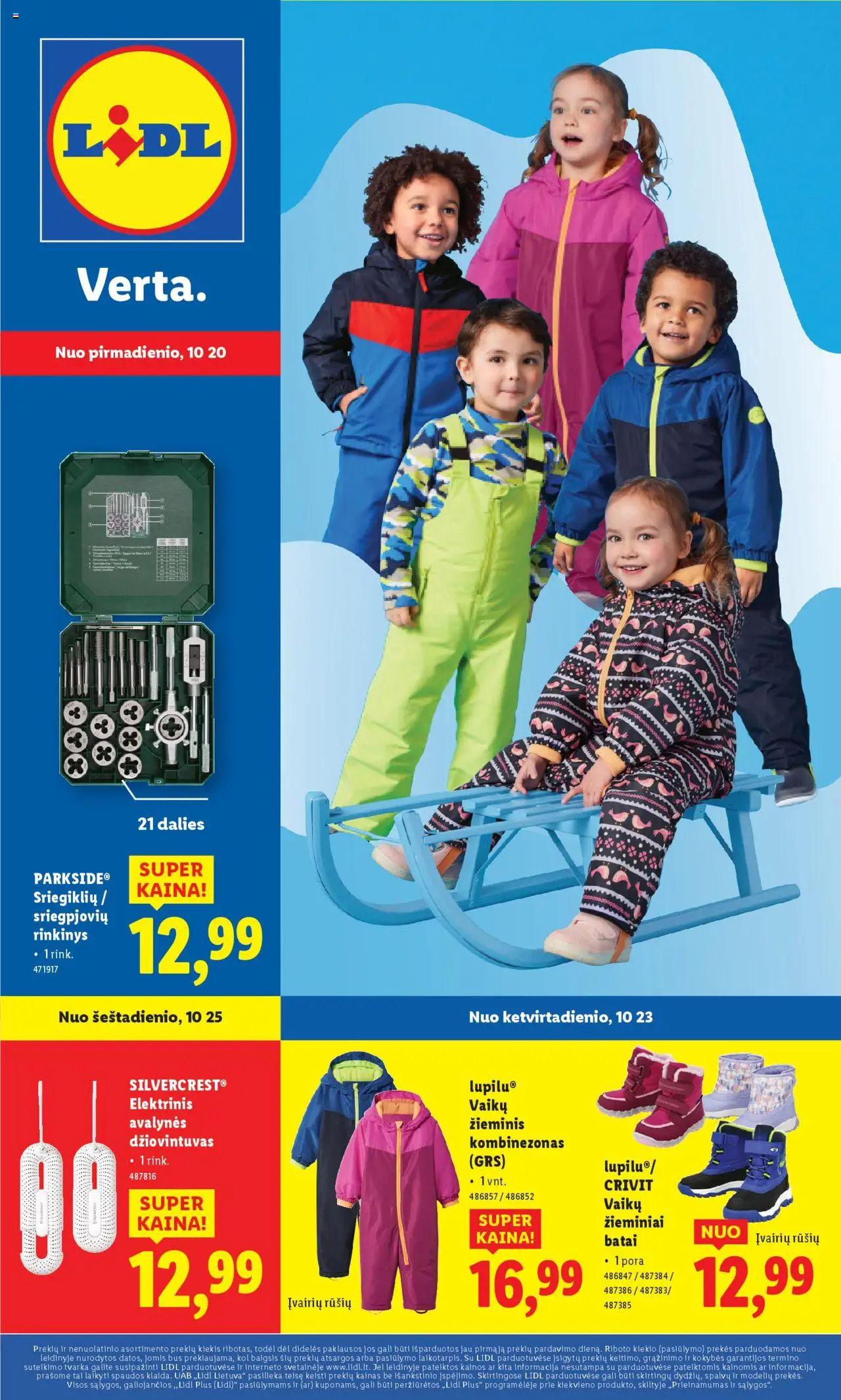 LIDL akcijos nuo 20.10.2025 | Puslapis: 1 | Prekių: Kombinezonas
