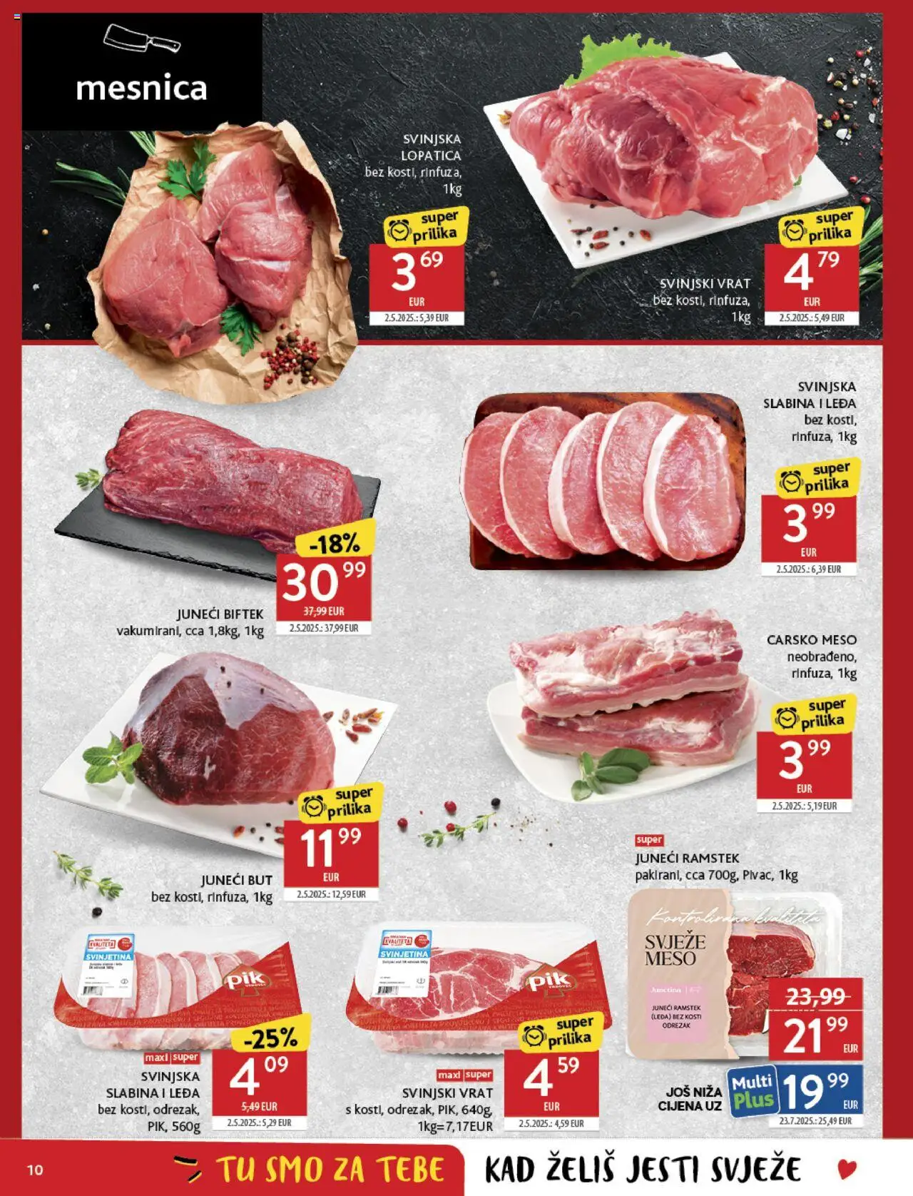 Konzum HR akciós ujság - amely érvényes a következő dátumtól: 13.08.2025 | Oldal: 10