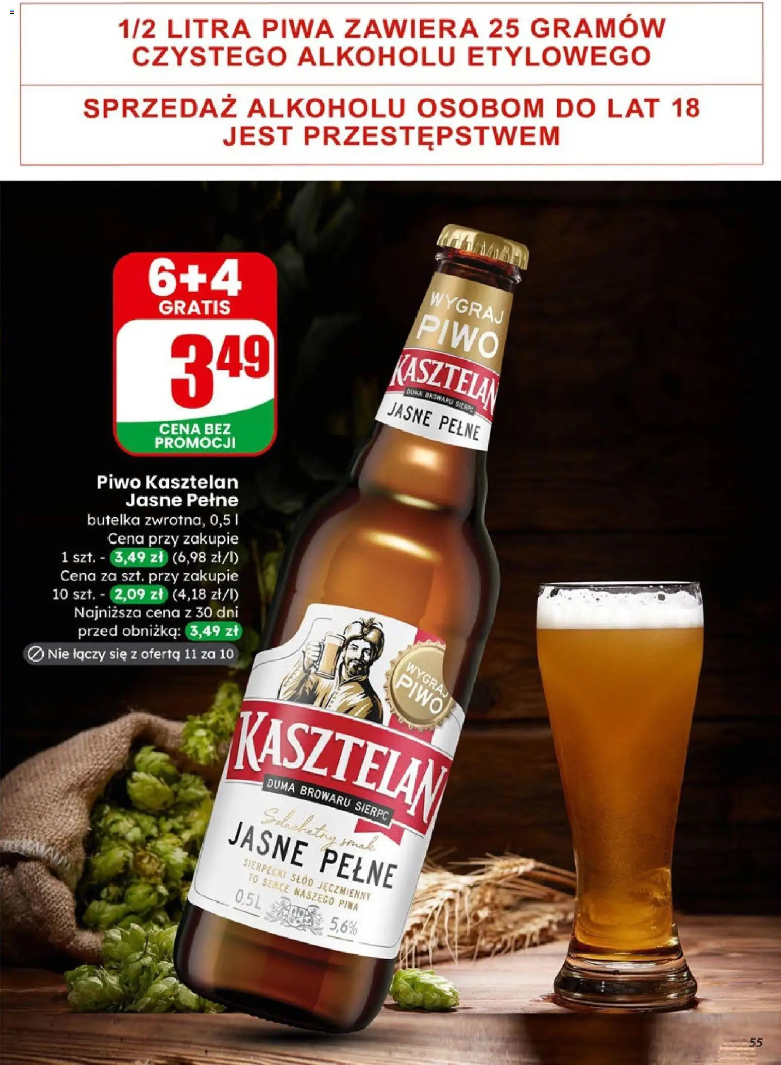 Dino Gazetka od 14.01.2026 | Strona: 55 | Produkty: Piwo