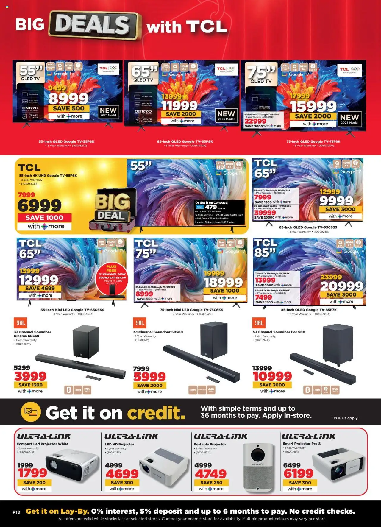 HiFi Corp Specials │ valid from 06.08.2025 | Page: 12 | Products: Data, Router, TV, Soundbar