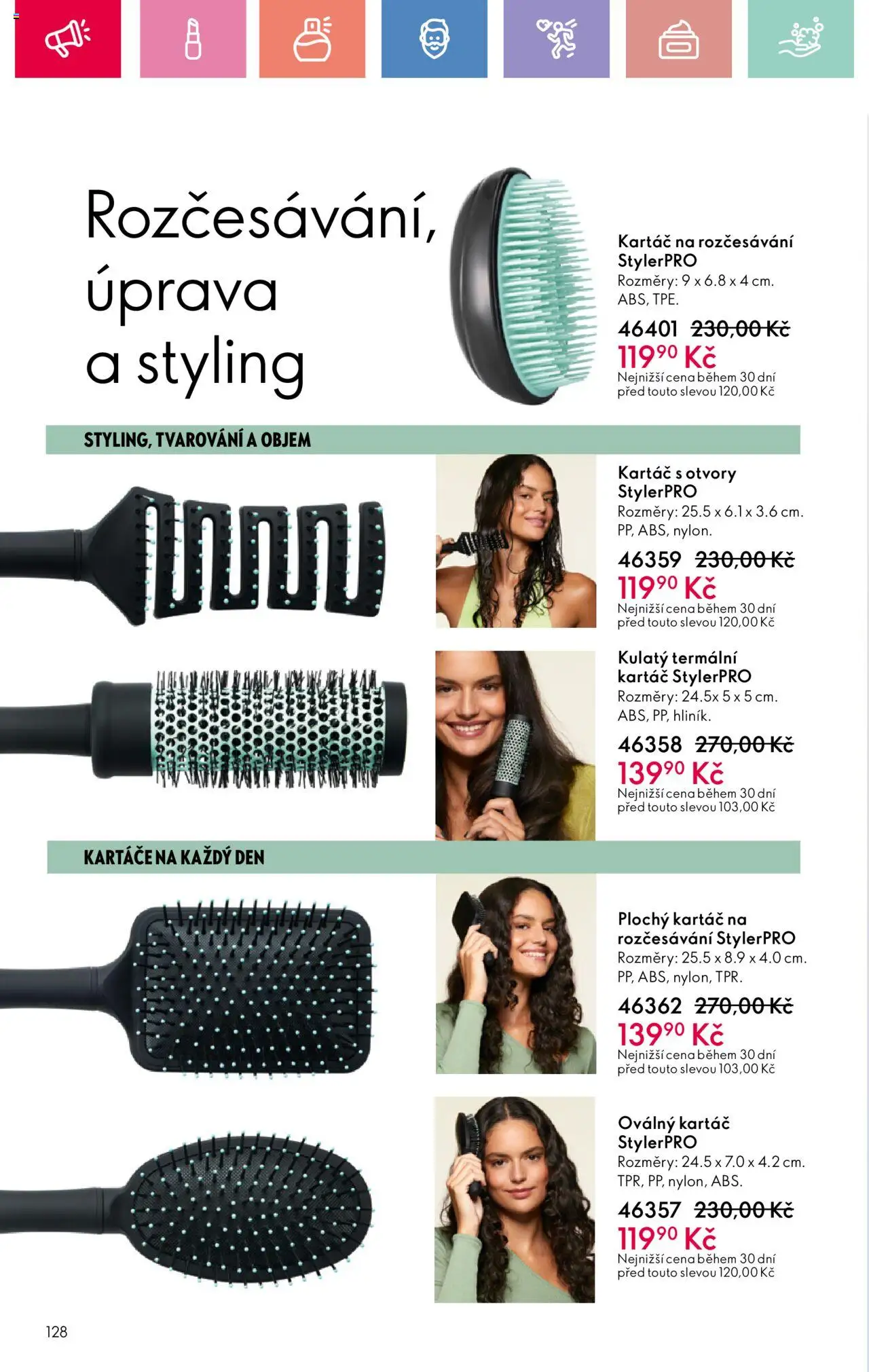 Oriflame katalog č.08/2025 od 25.05.2025 | Strana: 128 | Produkty: Kartáč
