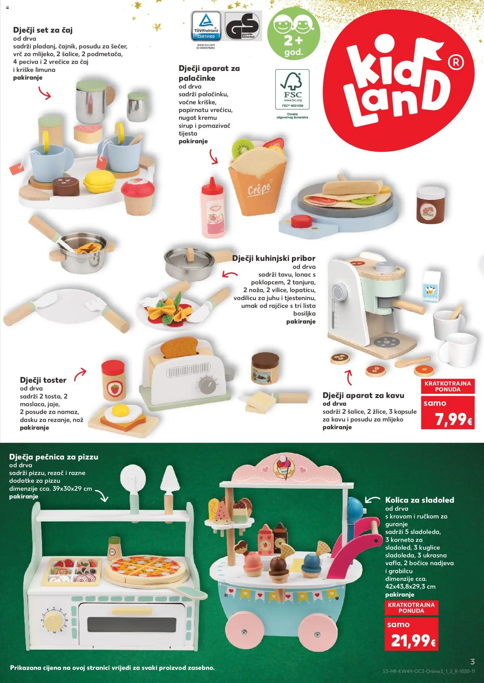Kaufland katalog | vrijedi od 01.12.2025 | Stranica: 3 | Proizvodi: Toster, Rajčice, Umak, Kapsule za kavu