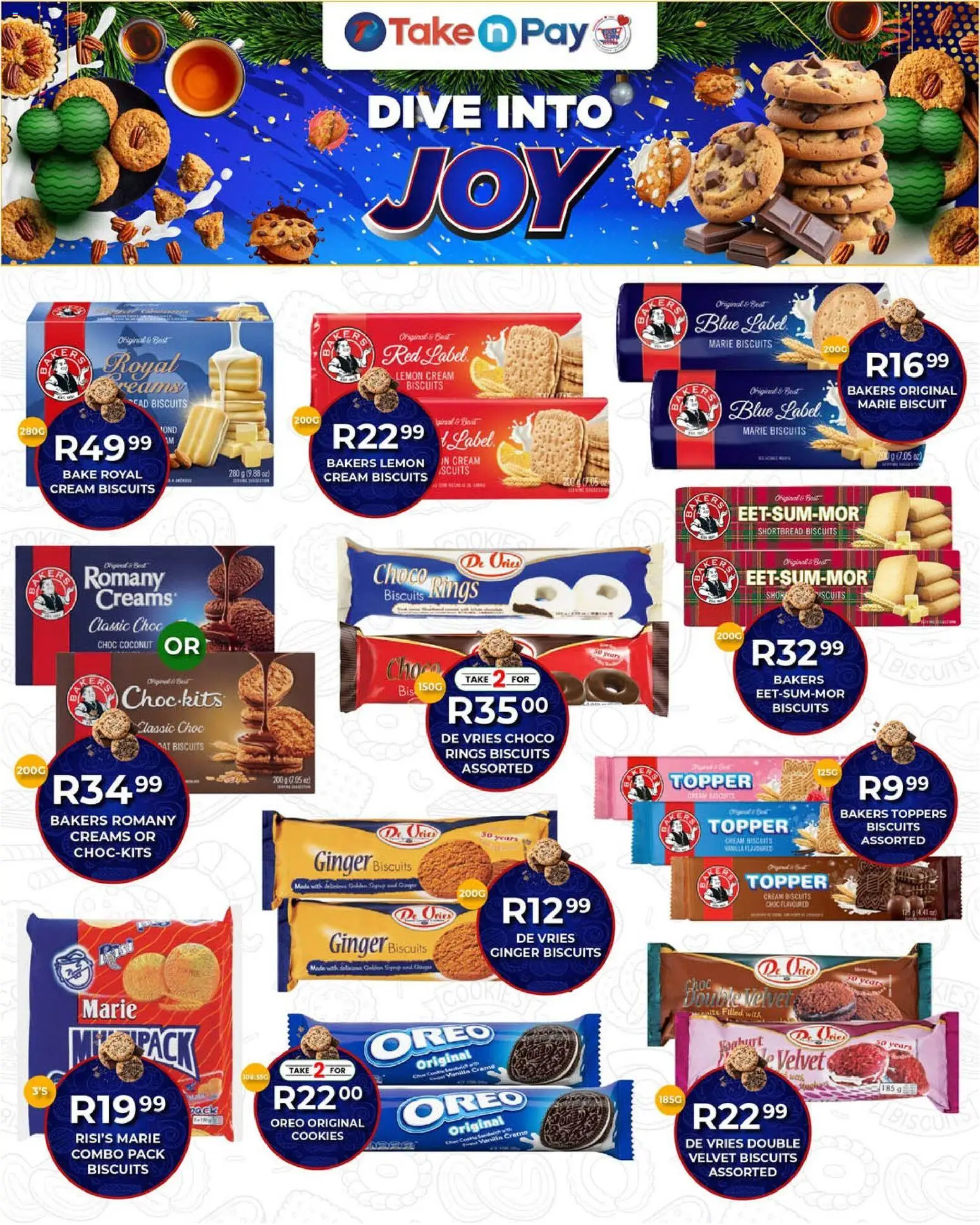 New Take n Pay catalogue – valid from 01.12.2025 | Page: 6 | Products: Biscuits, Cream, Cookies, Lemon