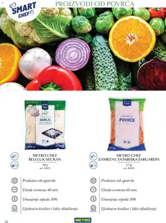 Metro katalog Smart Chef - pregled Metro kataloga - važi od 24.03.2026 | Strana: 20 | Proizvode: Šargarepa, Beli luk