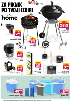 Mercator katalog akcije – veljaven od 23.04.2026 | Stran: 47 | Izdelki: Hladilna torba, Torba, Zar, Grill