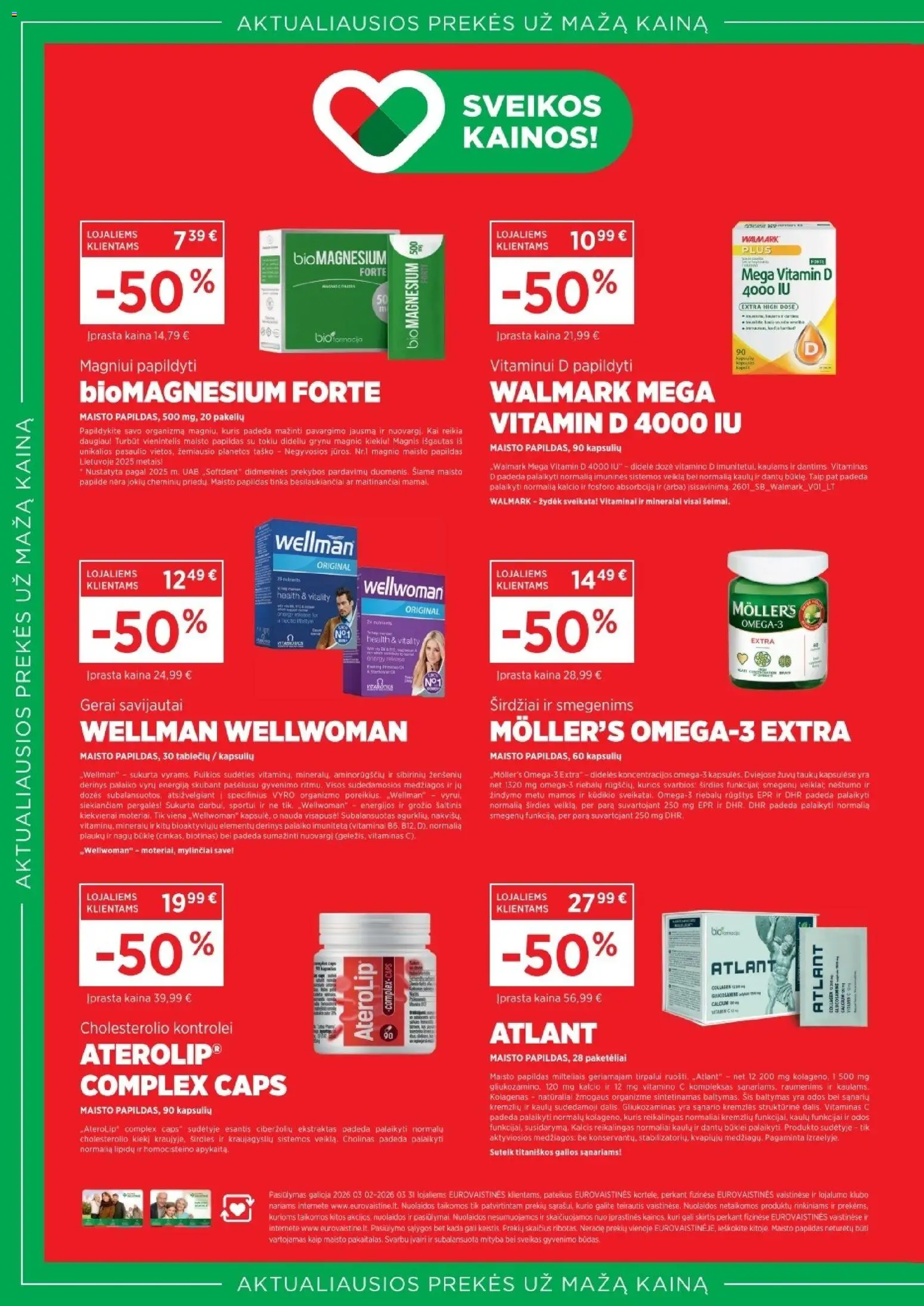 EUROVAISTINĖ akcijos nuo 01.03.2026 | Puslapis: 6