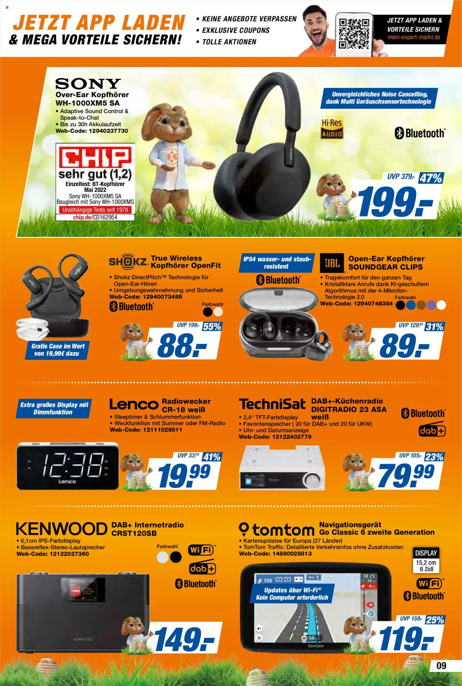 Expert Prospekt 	 – gültig ab 13.03.2026 | Seite: 9 | Produkte: Radiowecker, Computer, Audio, Kopfhörer