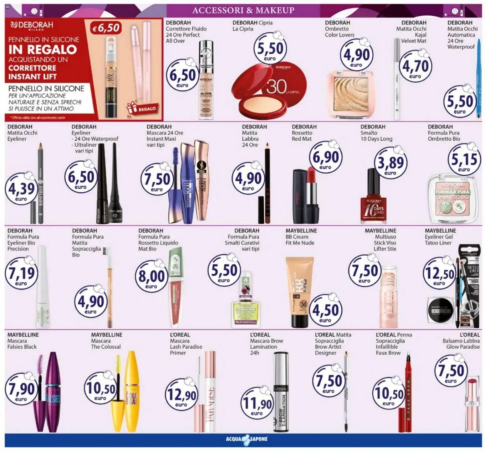 Volantino Acqua e Sapone del 26.01.2026 | Pagina: 4 | Prodotti: Rossetto, The, Correttore, Cipria