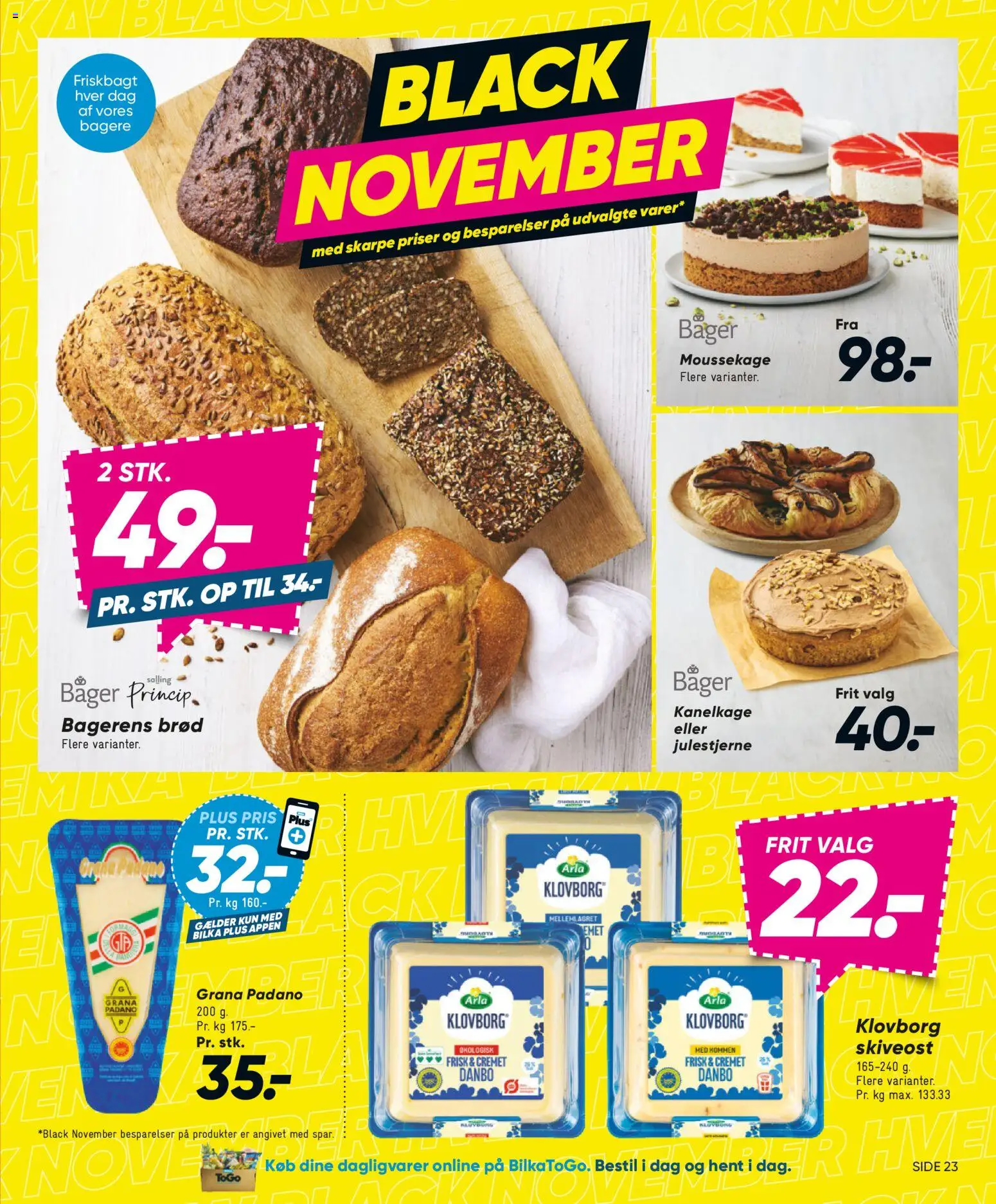 Bilka tilbudsavis – gyldig fra 21.11.2025 | Side: 31 | Produkter: Kanelkage, Brød, Skiveost
