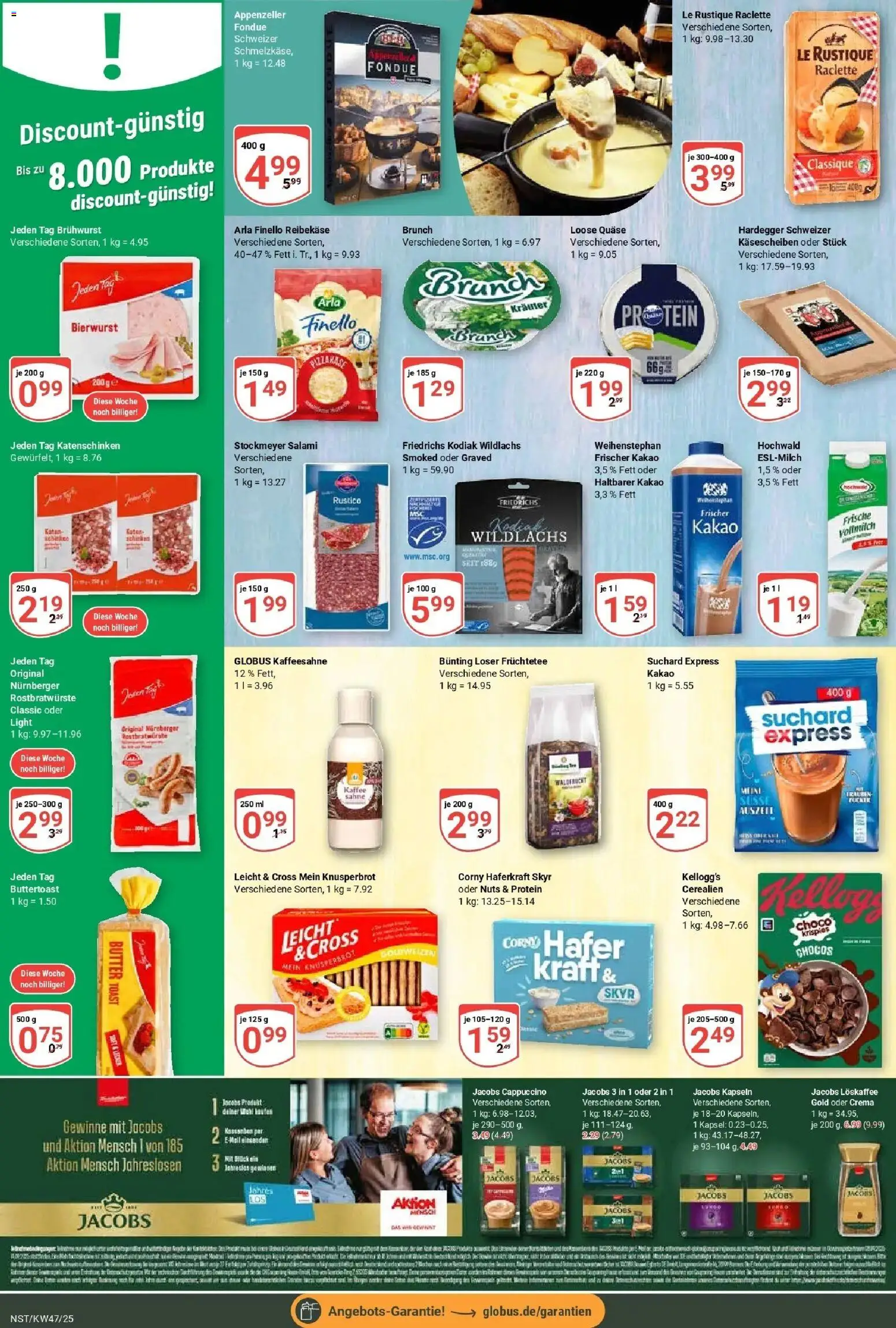 Globus prospekt Neustadt	 – gültig ab 17.11.2025 | Seite: 13 | Produkte: Kellogg's, Skyr, Raclette, Fondue