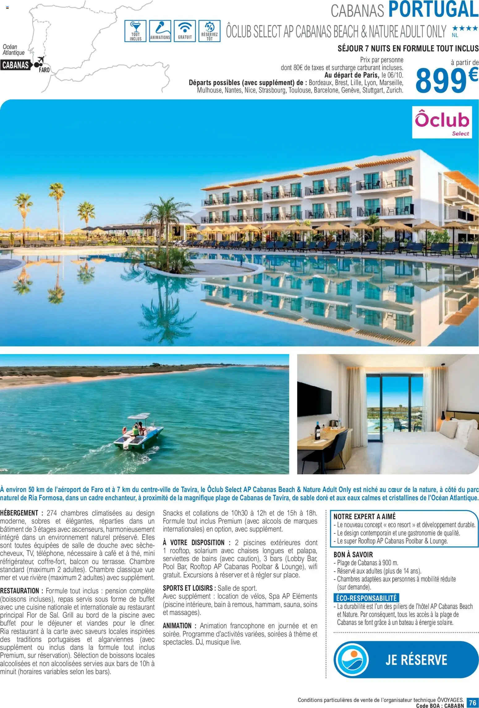 {H1} | Page: 76 | Produits: Alcools, Buffet, Douche, Café