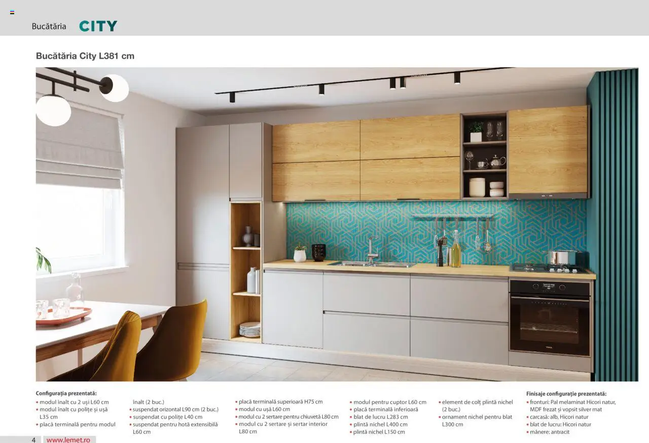 Noul catalog Lem’s – valabil de la 17.11.2023 | Pagină: 4 | Produse: Hotă, Cuptor, Chiuvetă, Ușă