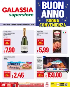 Anteprima del volantino Galassia Superstore catalogo valido a partire dal 29.12.2025