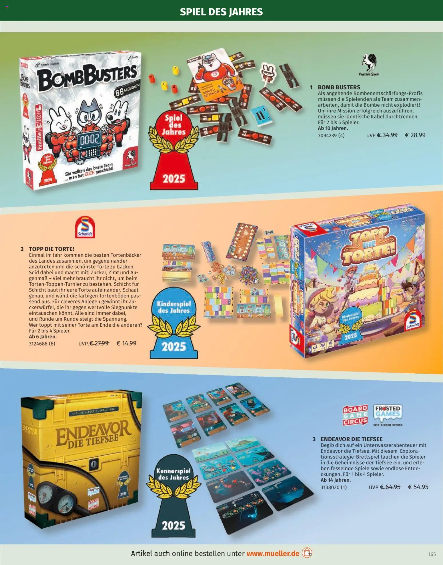 Müller Spielwarenkatalog – gültig ab 27.10.2025 | Seite: 165 | Produkte: Kabel, Spiel