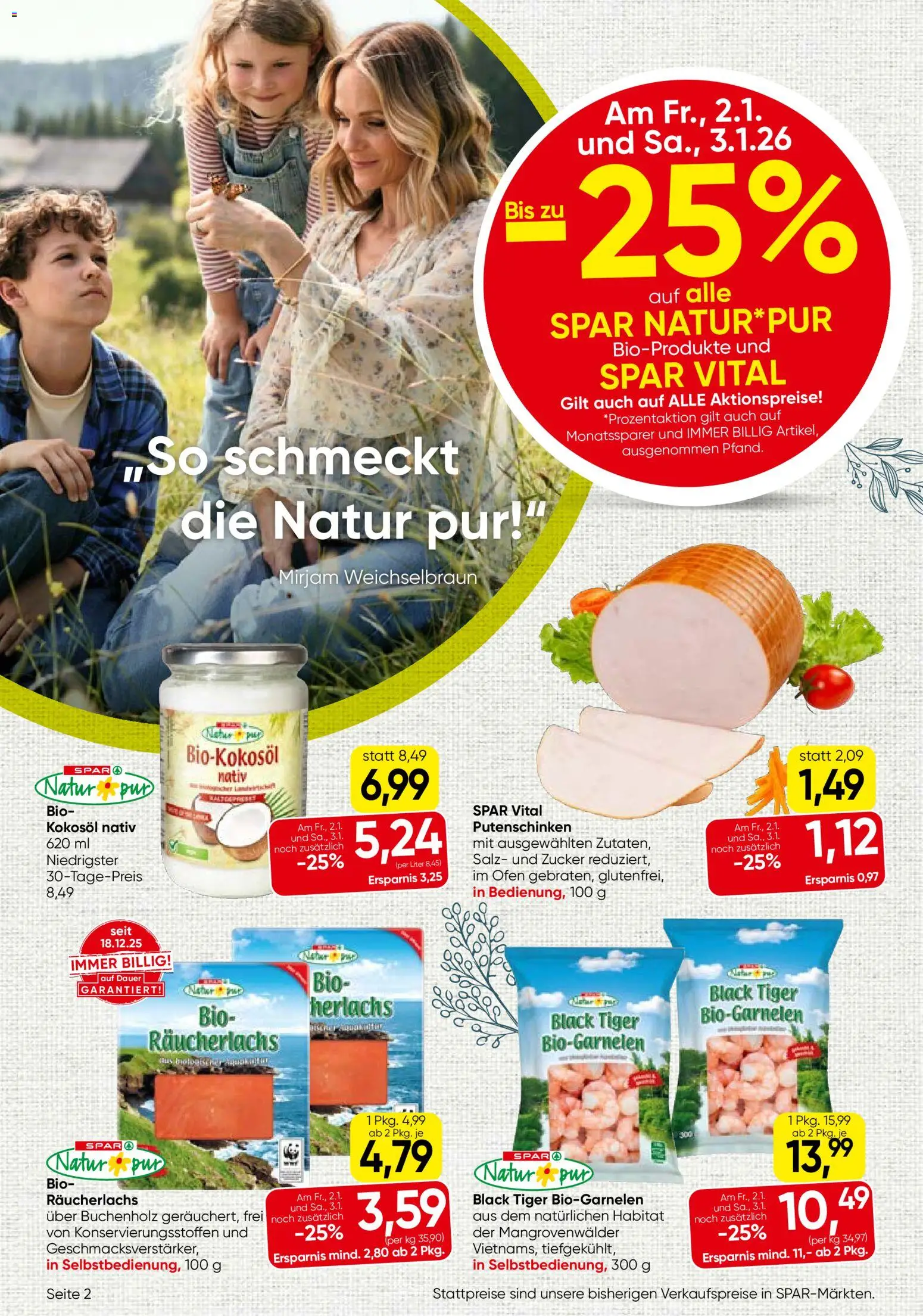 Eurospar Flugblatt - Steiermark gültig ab 02.01.2026 | Seite: 2 | Produkte: Salz, Zucker, Ofen