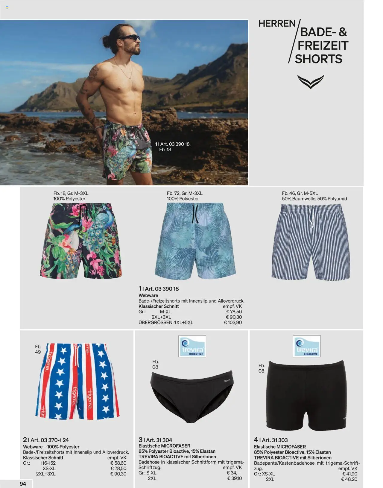 Trigema Prospekt 	 – gültig ab 01.09.2025 | Seite: 94 | Produkte: Poloshirt