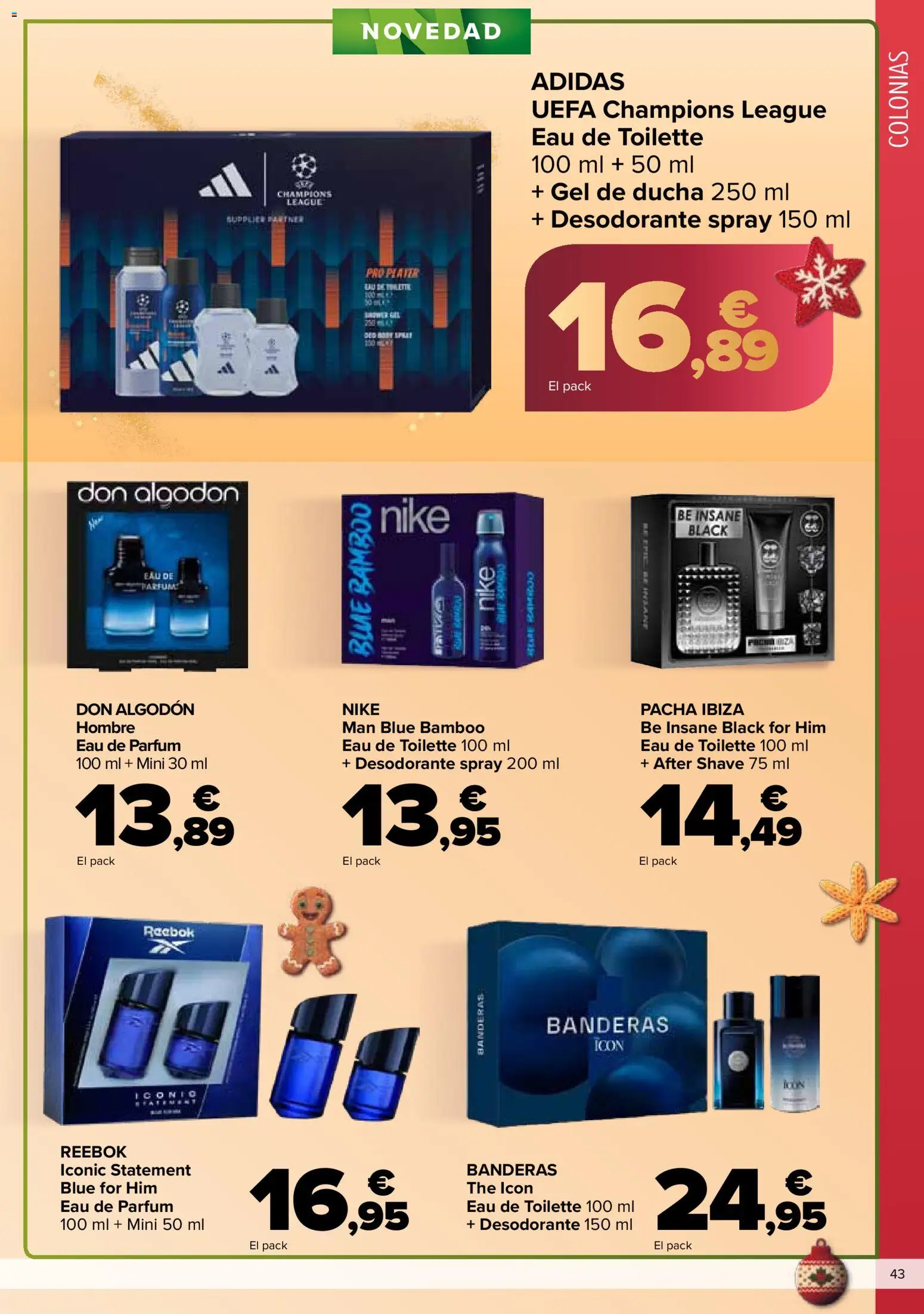 Carrefour folleto │ válido desde el 03.12.2025 | Página: 43 | Productos: Eau de toilette, Gel de ducha, Desodorante, Ducha