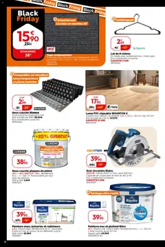 Weldom - Prévisualisation de Weldom Black Friday valide à partir de 12.11.2025 | Page: 4 | Produits: Plâtre, Scie circulaire, Tapis, Papier peint