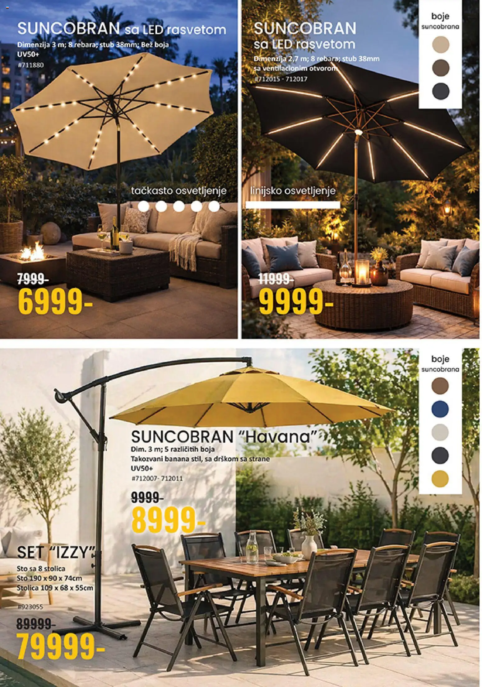 Uradi Sam katalog - važi od 23.04.2026 | Strana: 6 | Proizvode: Banana, Sto, Stolica, Suncobran