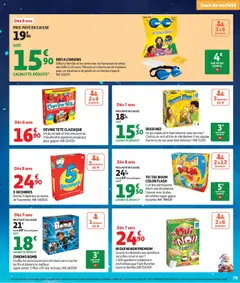 Auchan - Prévisualisation de Auchan - La fabuleuse mission de Noël valide à partir de 17.10.2025 | Page: 79 | Produits: Jeux, Jeux de société, Piles, Lunettes